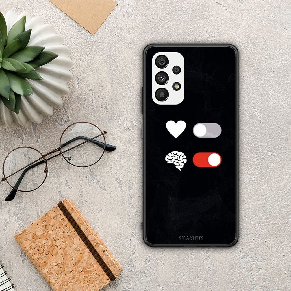 Heart Vs Brain - Samsung Galaxy A73 5G θήκη