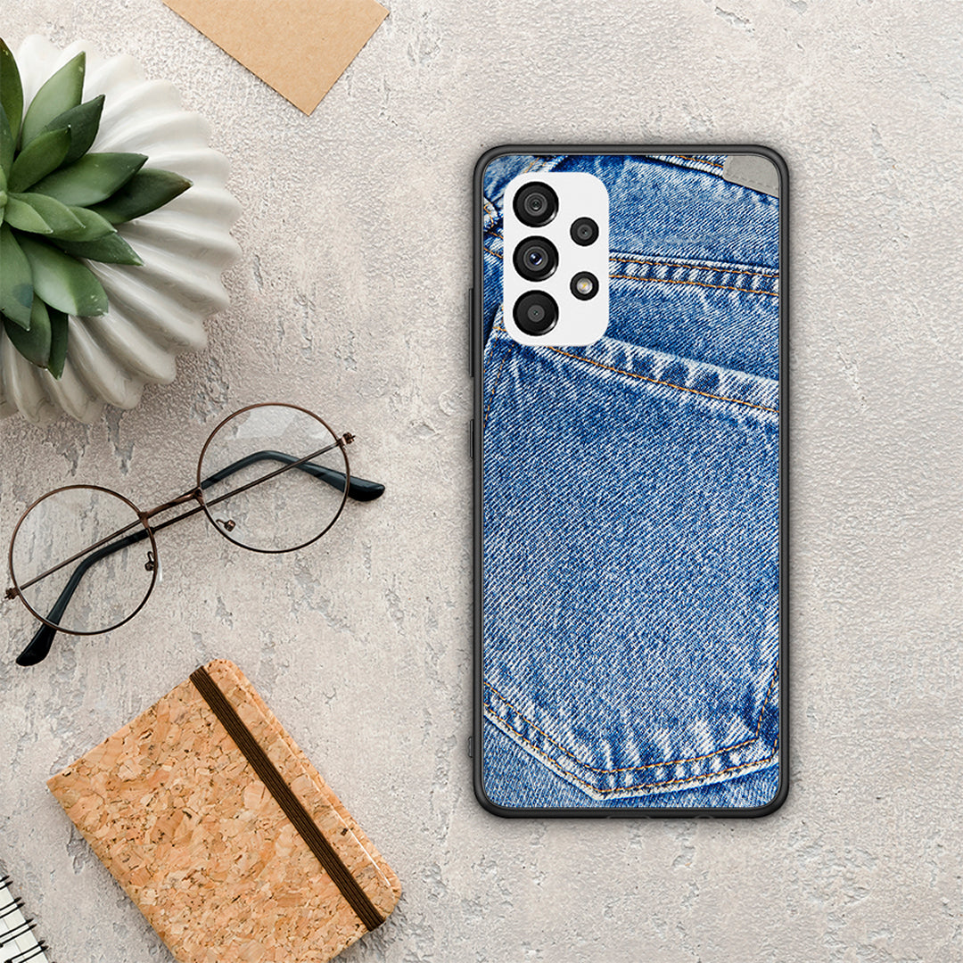 Jeans Pocket - Samsung Galaxy A73 5G θήκη