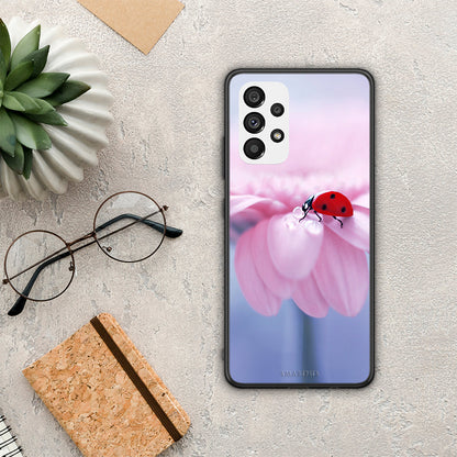 Ladybug Flower - Samsung Galaxy A73 5G θήκη