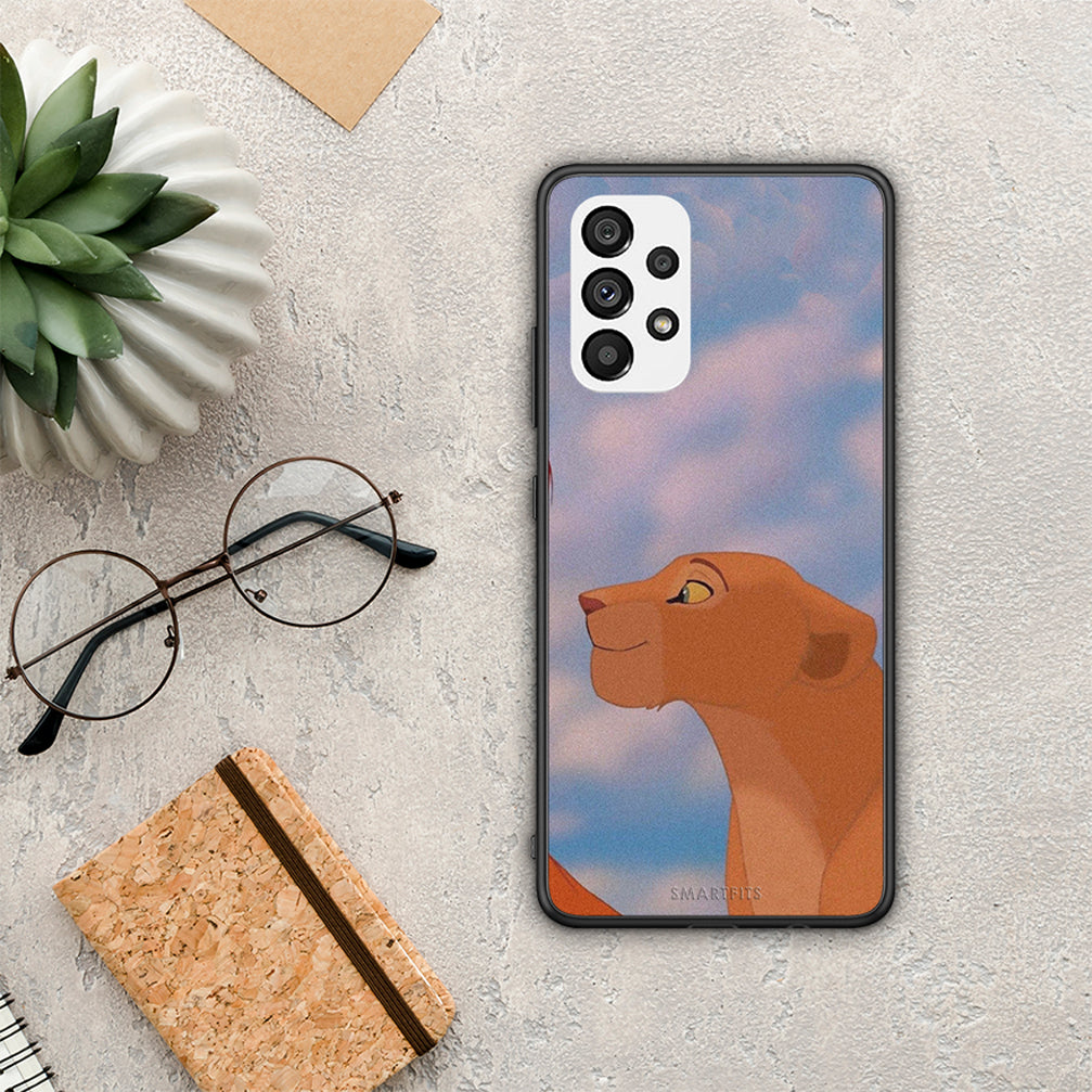 Lion Love 2 - Samsung Galaxy A73 5G θήκη