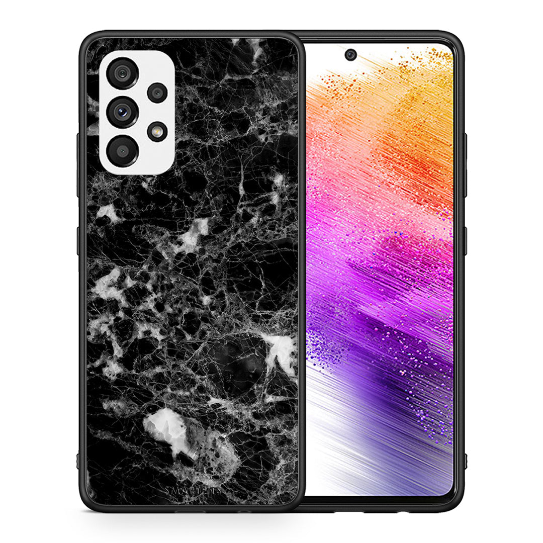 Θήκη Samsung A73 5G Male Marble από τη Smartfits με σχέδιο στο πίσω μέρος και μαύρο περίβλημα | Samsung A73 5G Male Marble case with colorful back and black bezels