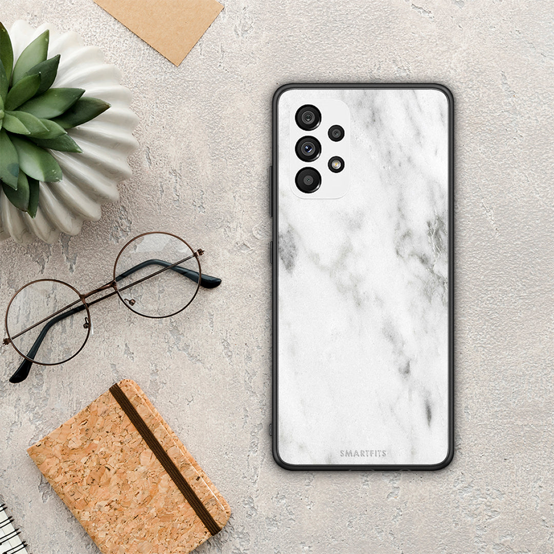 Marble White - Samsung Galaxy A73 5G θήκη