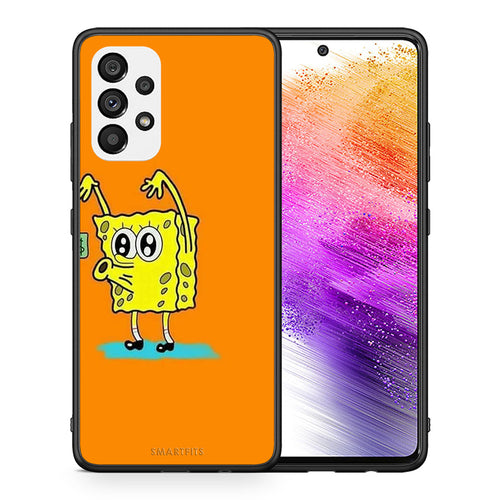 Θήκη Αγίου Βαλεντίνου Samsung A73 5G No Money 2 από τη Smartfits με σχέδιο στο πίσω μέρος και μαύρο περίβλημα | Samsung A73 5G No Money 2 case with colorful back and black bezels