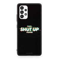 Thumbnail for Samsung A73 5G OMG ShutUp θήκη από τη Smartfits με σχέδιο στο πίσω μέρος και μαύρο περίβλημα | Smartphone case with colorful back and black bezels by Smartfits