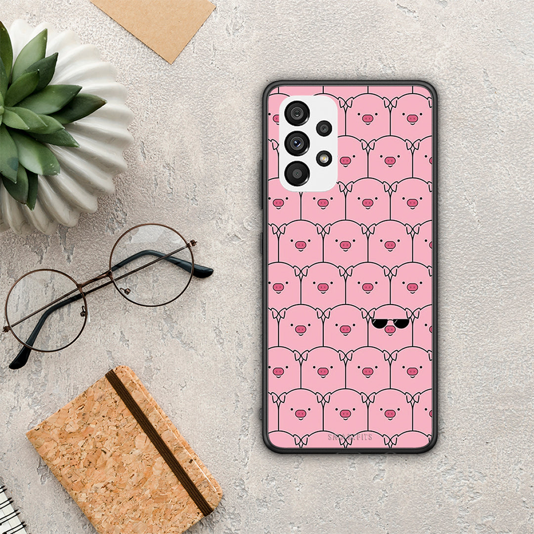 Pig Glasses - Samsung Galaxy A73 5G θήκη