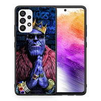 Thumbnail for Θήκη Samsung A73 5G Thanos PopArt από τη Smartfits με σχέδιο στο πίσω μέρος και μαύρο περίβλημα | Samsung A73 5G Thanos PopArt case with colorful back and black bezels