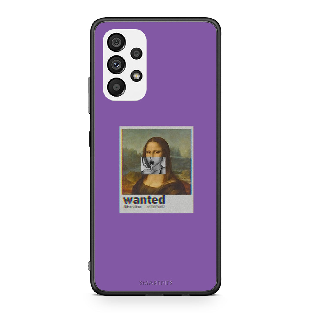 4 - Samsung A73 5G Monalisa Popart case, cover, bumper