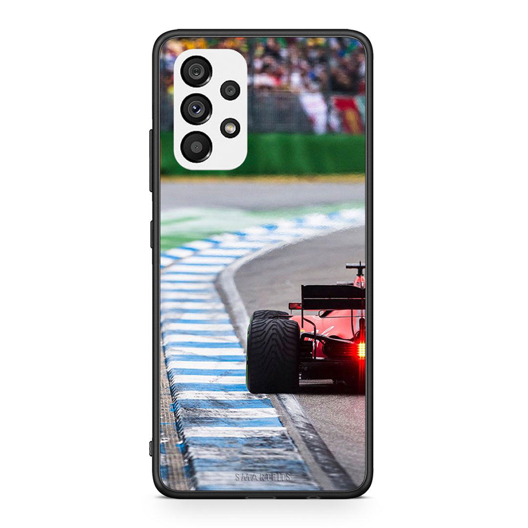 Samsung A73 5G Racing Vibes θήκη από τη Smartfits με σχέδιο στο πίσω μέρος και μαύρο περίβλημα | Smartphone case with colorful back and black bezels by Smartfits