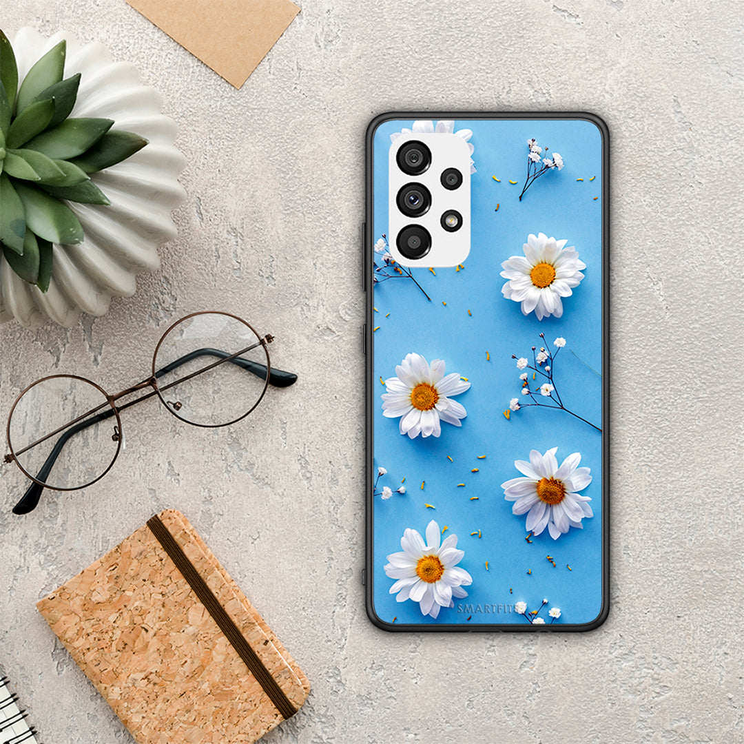 Real Daisies - Samsung Galaxy A73 5G θήκη