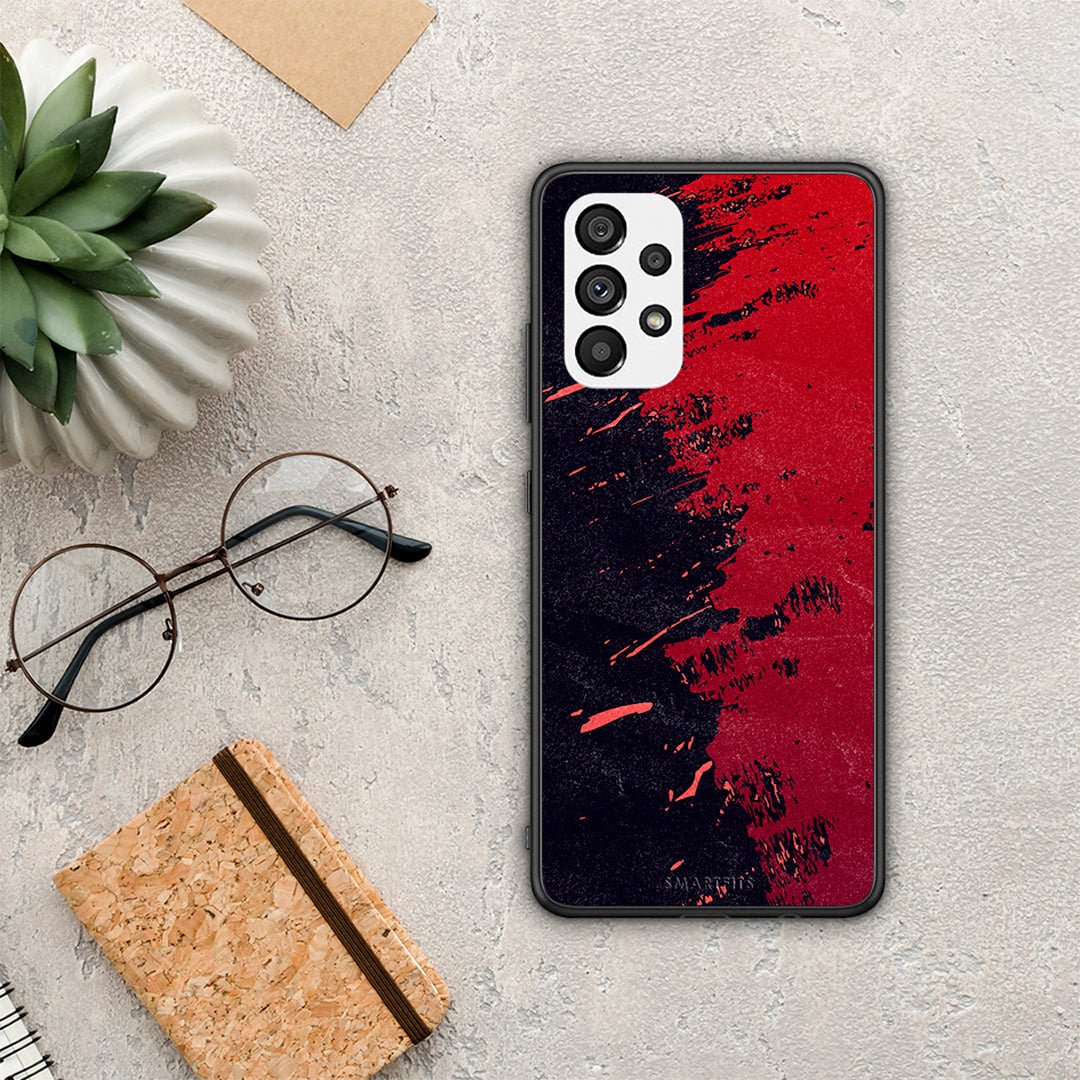 Red Paint - Samsung Galaxy A73 5G θήκη
