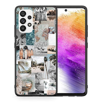 Thumbnail for Θήκη Samsung A73 5G Retro Beach Life από τη Smartfits με σχέδιο στο πίσω μέρος και μαύρο περίβλημα | Samsung A73 5G Retro Beach Life case with colorful back and black bezels