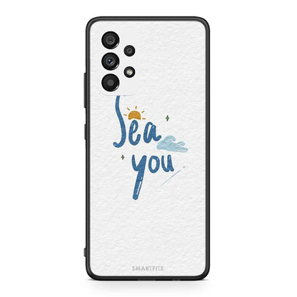 Samsung A73 5G Sea You Θήκη από τη Smartfits με σχέδιο στο πίσω μέρος και μαύρο περίβλημα | Smartphone case with colorful back and black bezels by Smartfits