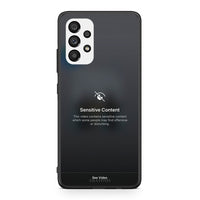 Thumbnail for Samsung A73 5G Sensitive Content θήκη από τη Smartfits με σχέδιο στο πίσω μέρος και μαύρο περίβλημα | Smartphone case with colorful back and black bezels by Smartfits