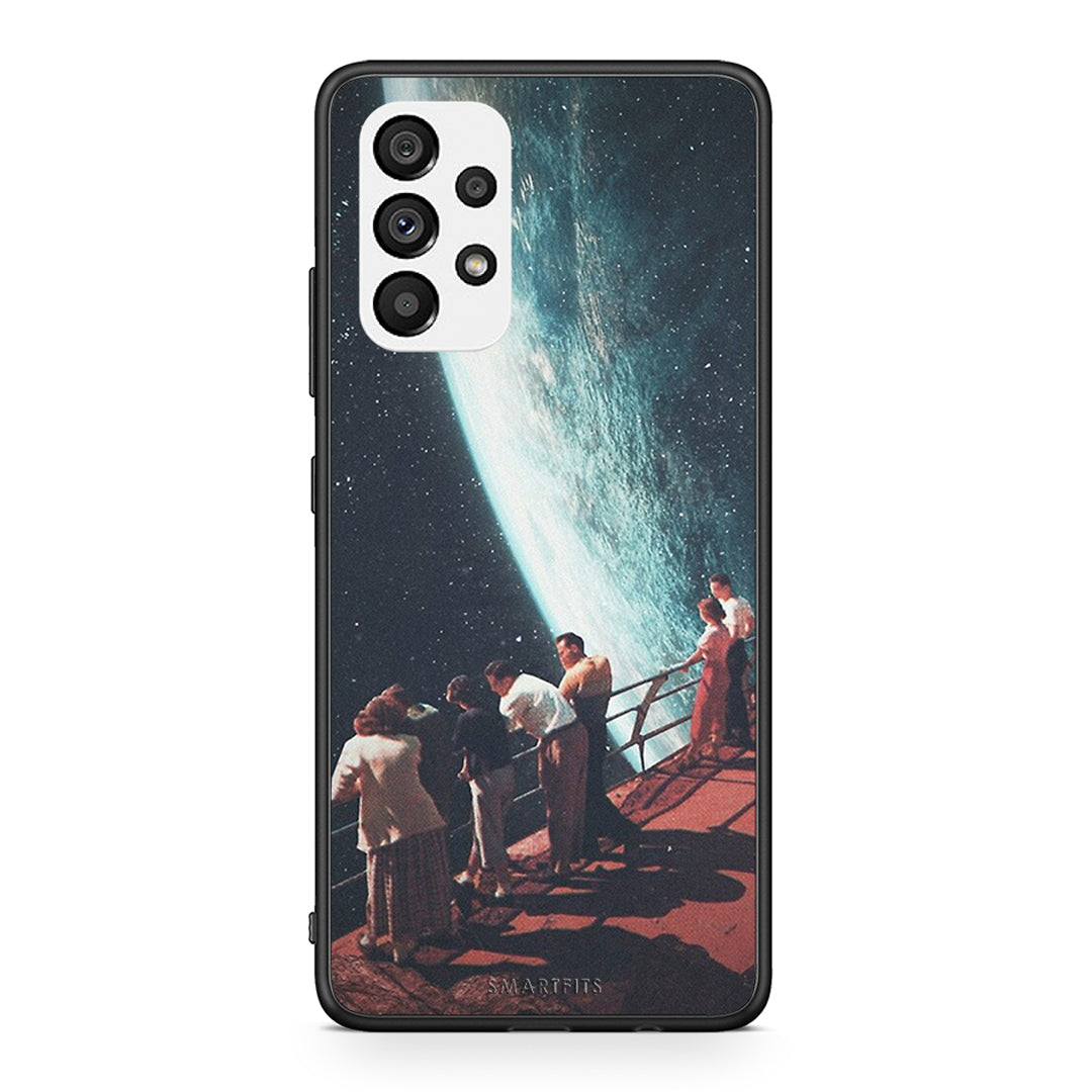 Samsung A73 5G Surreal View θήκη από τη Smartfits με σχέδιο στο πίσω μέρος και μαύρο περίβλημα | Smartphone case with colorful back and black bezels by Smartfits
