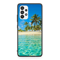 Thumbnail for Samsung A73 5G Tropical Vibes Θήκη από τη Smartfits με σχέδιο στο πίσω μέρος και μαύρο περίβλημα | Smartphone case with colorful back and black bezels by Smartfits