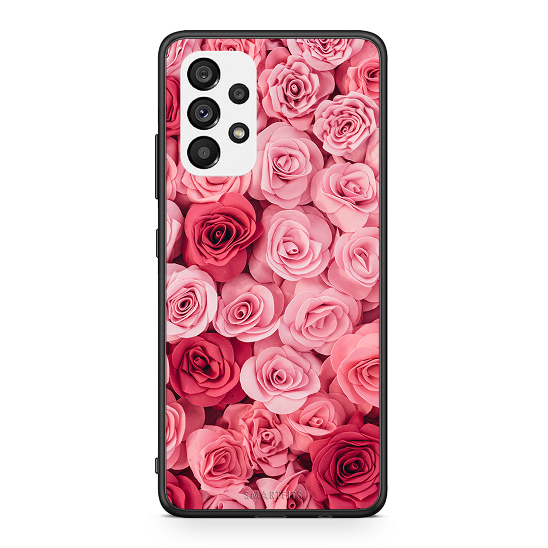 4 - Samsung A73 5G RoseGarden Valentine case, cover, bumper