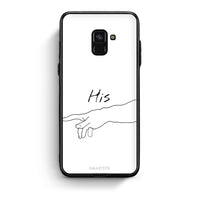 Thumbnail for Samsung A8 Aeshetic Love 2 Θήκη Αγίου Βαλεντίνου από τη Smartfits με σχέδιο στο πίσω μέρος και μαύρο περίβλημα | Smartphone case with colorful back and black bezels by Smartfits