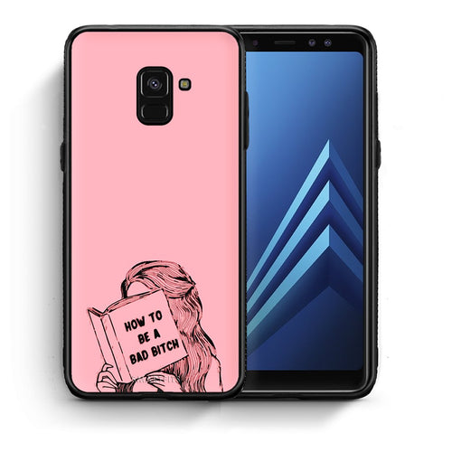 Θήκη Samsung A8 Bad Bitch από τη Smartfits με σχέδιο στο πίσω μέρος και μαύρο περίβλημα | Samsung A8 Bad Bitch case with colorful back and black bezels