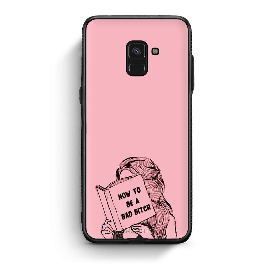 Samsung A8 Bad Bitch θήκη από τη Smartfits με σχέδιο στο πίσω μέρος και μαύρο περίβλημα | Smartphone case with colorful back and black bezels by Smartfits