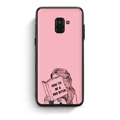 Samsung A8 Bad Bitch θήκη από τη Smartfits με σχέδιο στο πίσω μέρος και μαύρο περίβλημα | Smartphone case with colorful back and black bezels by Smartfits