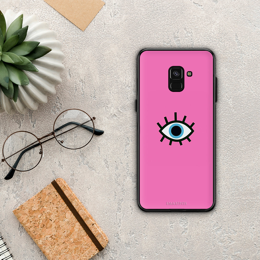 Blue Eye Pink - Samsung Galaxy A8 θήκη