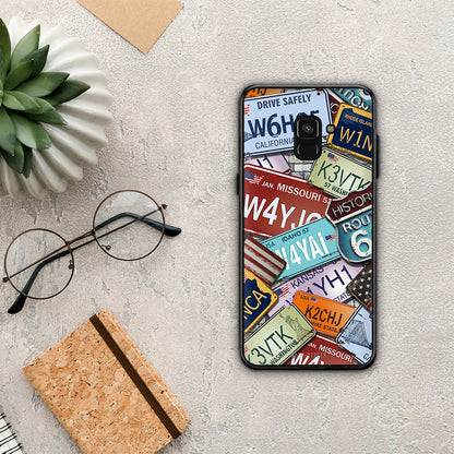 Car Plates - Samsung Galaxy A8 θήκη