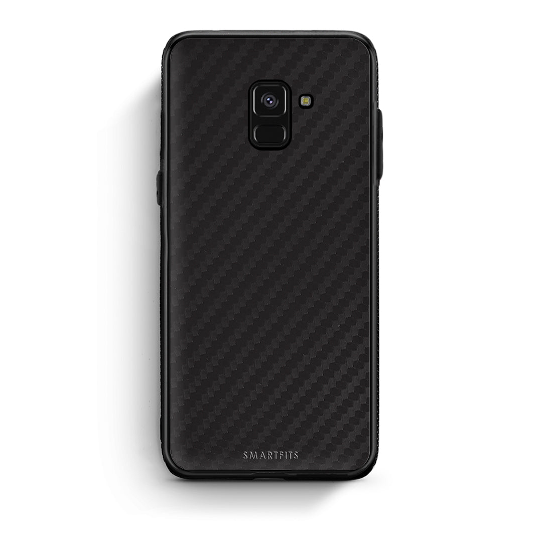 Samsung A8 Carbon Black θήκη από τη Smartfits με σχέδιο στο πίσω μέρος και μαύρο περίβλημα | Smartphone case with colorful back and black bezels by Smartfits