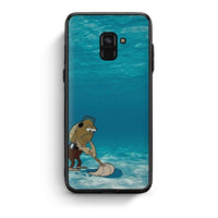 Thumbnail for Samsung A8 Clean The Ocean Θήκη από τη Smartfits με σχέδιο στο πίσω μέρος και μαύρο περίβλημα | Smartphone case with colorful back and black bezels by Smartfits
