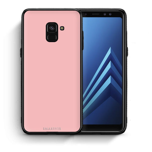 Θήκη Samsung A8 Nude Color από τη Smartfits με σχέδιο στο πίσω μέρος και μαύρο περίβλημα | Samsung A8 Nude Color case with colorful back and black bezels