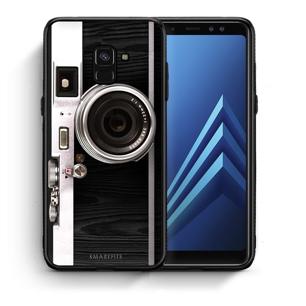 Θήκη Samsung A8 Emily In Paris από τη Smartfits με σχέδιο στο πίσω μέρος και μαύρο περίβλημα | Samsung A8 Emily In Paris case with colorful back and black bezels