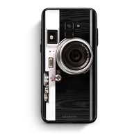 Thumbnail for Samsung A8 Emily In Paris θήκη από τη Smartfits με σχέδιο στο πίσω μέρος και μαύρο περίβλημα | Smartphone case with colorful back and black bezels by Smartfits