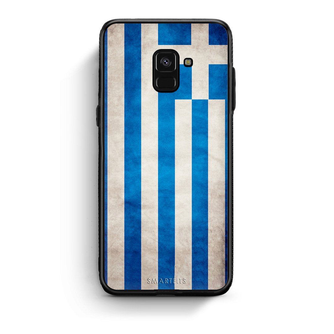4 - Samsung A8 Greece Flag case, cover, bumper
