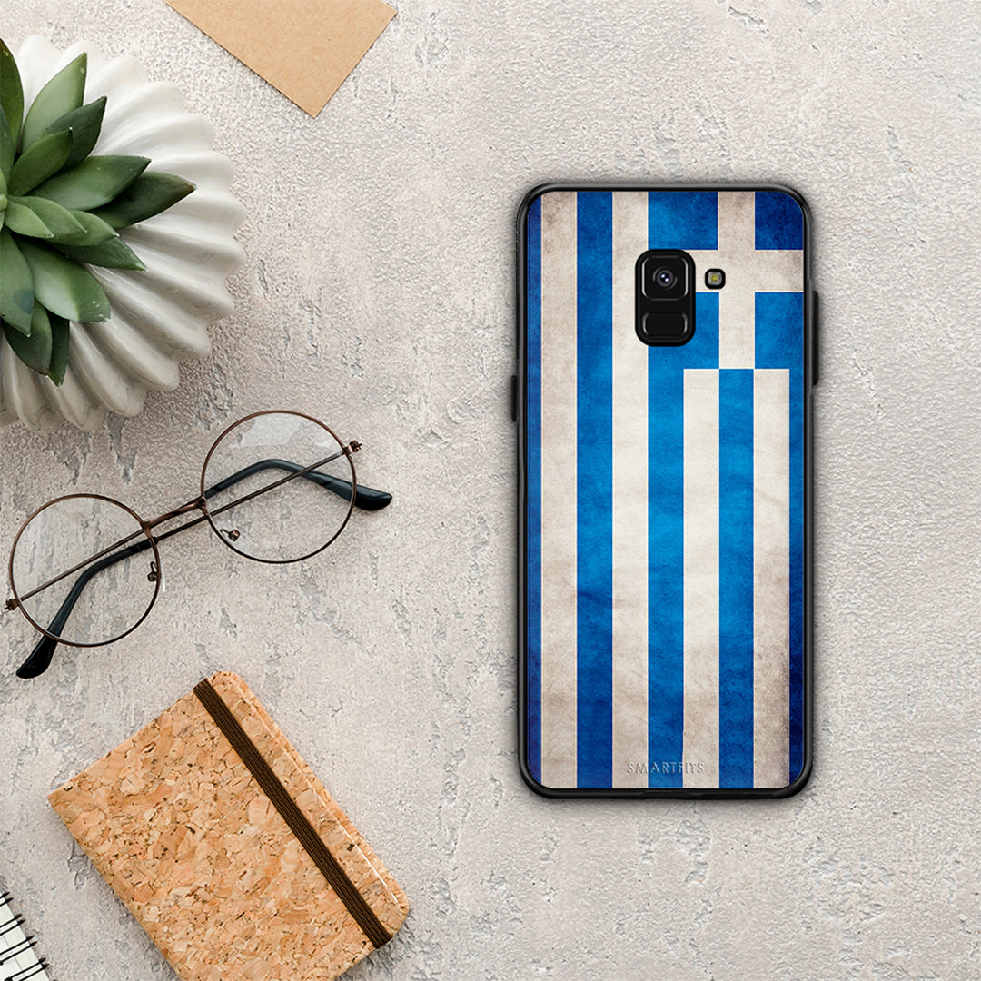 Flag Greek - Samsung Galaxy A8 θήκη