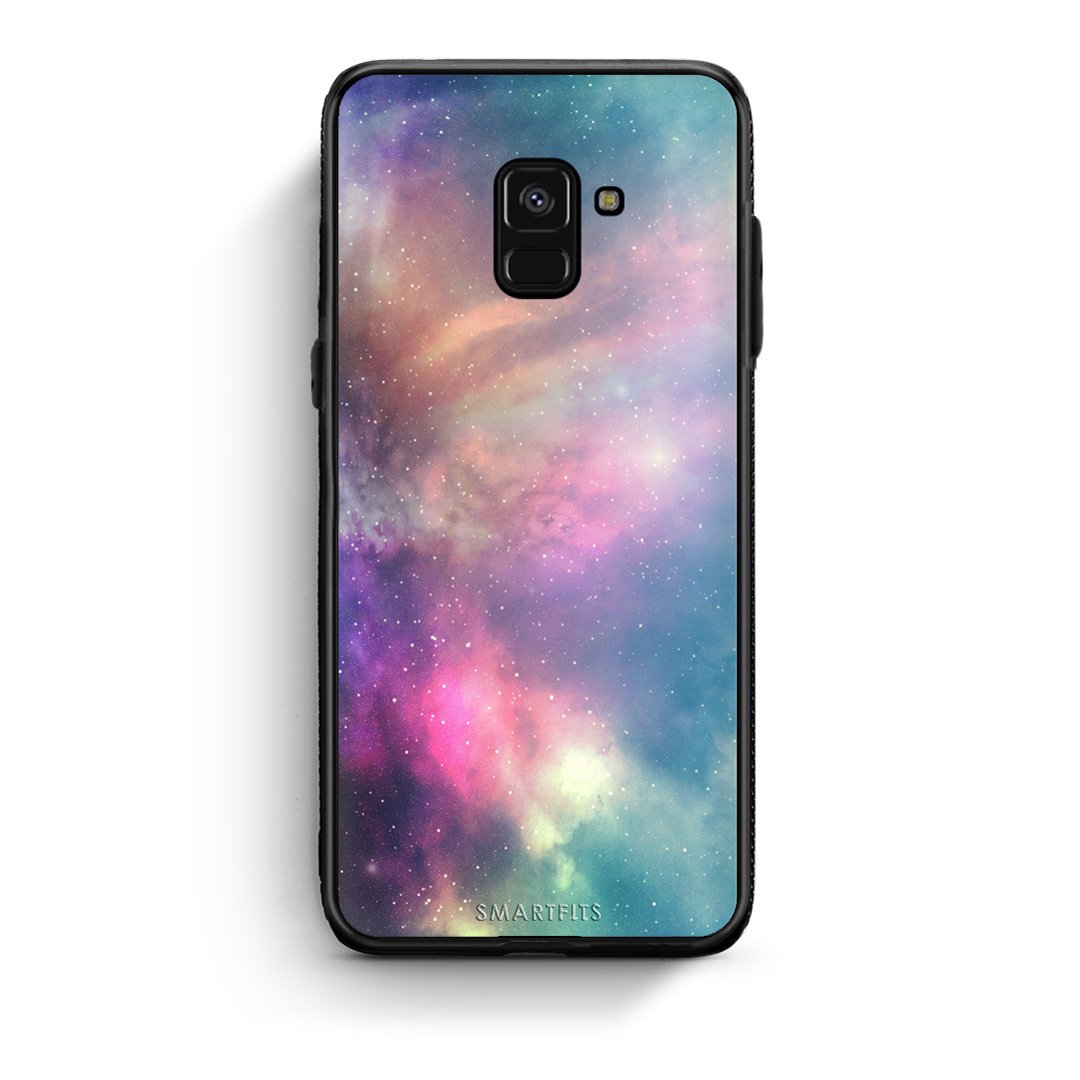 105 - Samsung A8  Rainbow Galaxy case, cover, bumper