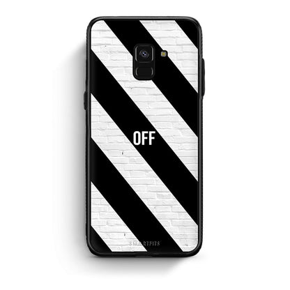 Samsung A8 Get Off θήκη από τη Smartfits με σχέδιο στο πίσω μέρος και μαύρο περίβλημα | Smartphone case with colorful back and black bezels by Smartfits