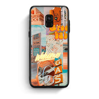Thumbnail for Samsung A8 Groovy Babe Θήκη Αγίου Βαλεντίνου από τη Smartfits με σχέδιο στο πίσω μέρος και μαύρο περίβλημα | Smartphone case with colorful back and black bezels by Smartfits