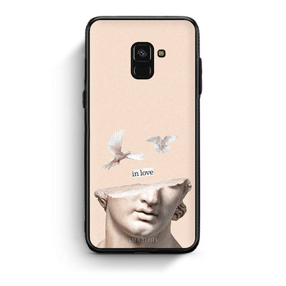 Samsung A8 In Love θήκη από τη Smartfits με σχέδιο στο πίσω μέρος και μαύρο περίβλημα | Smartphone case with colorful back and black bezels by Smartfits