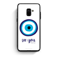 Thumbnail for Samsung A8 Karma Says θήκη από τη Smartfits με σχέδιο στο πίσω μέρος και μαύρο περίβλημα | Smartphone case with colorful back and black bezels by Smartfits