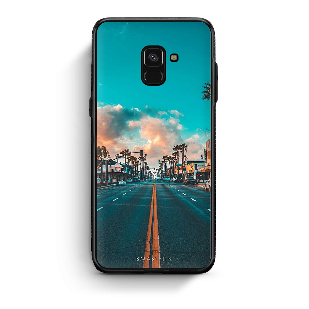 4 - Samsung A8 City Landscape case, cover, bumper