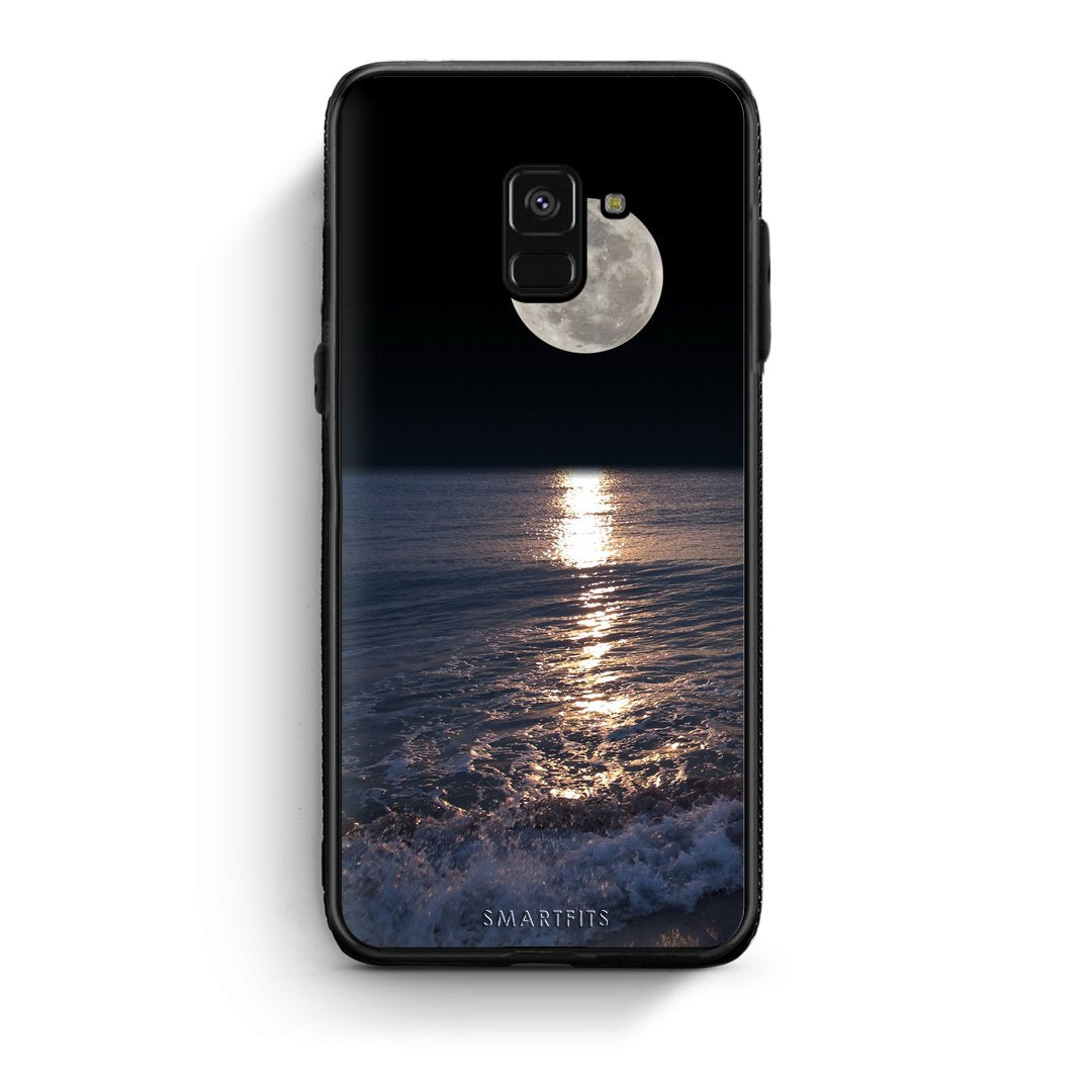 4 - Samsung A8 Moon Landscape case, cover, bumper