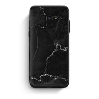Thumbnail for Samsung A8 Marble Black θήκη από τη Smartfits με σχέδιο στο πίσω μέρος και μαύρο περίβλημα | Smartphone case with colorful back and black bezels by Smartfits