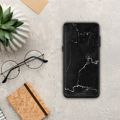 Marble Black - Samsung Galaxy A8 θήκη