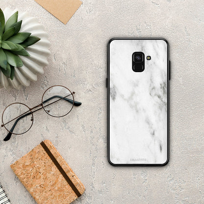 Marble White - Samsung Galaxy A8 θήκη