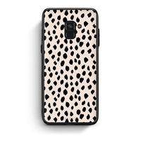 Thumbnail for Samsung A8 New Polka Dots θήκη από τη Smartfits με σχέδιο στο πίσω μέρος και μαύρο περίβλημα | Smartphone case with colorful back and black bezels by Smartfits