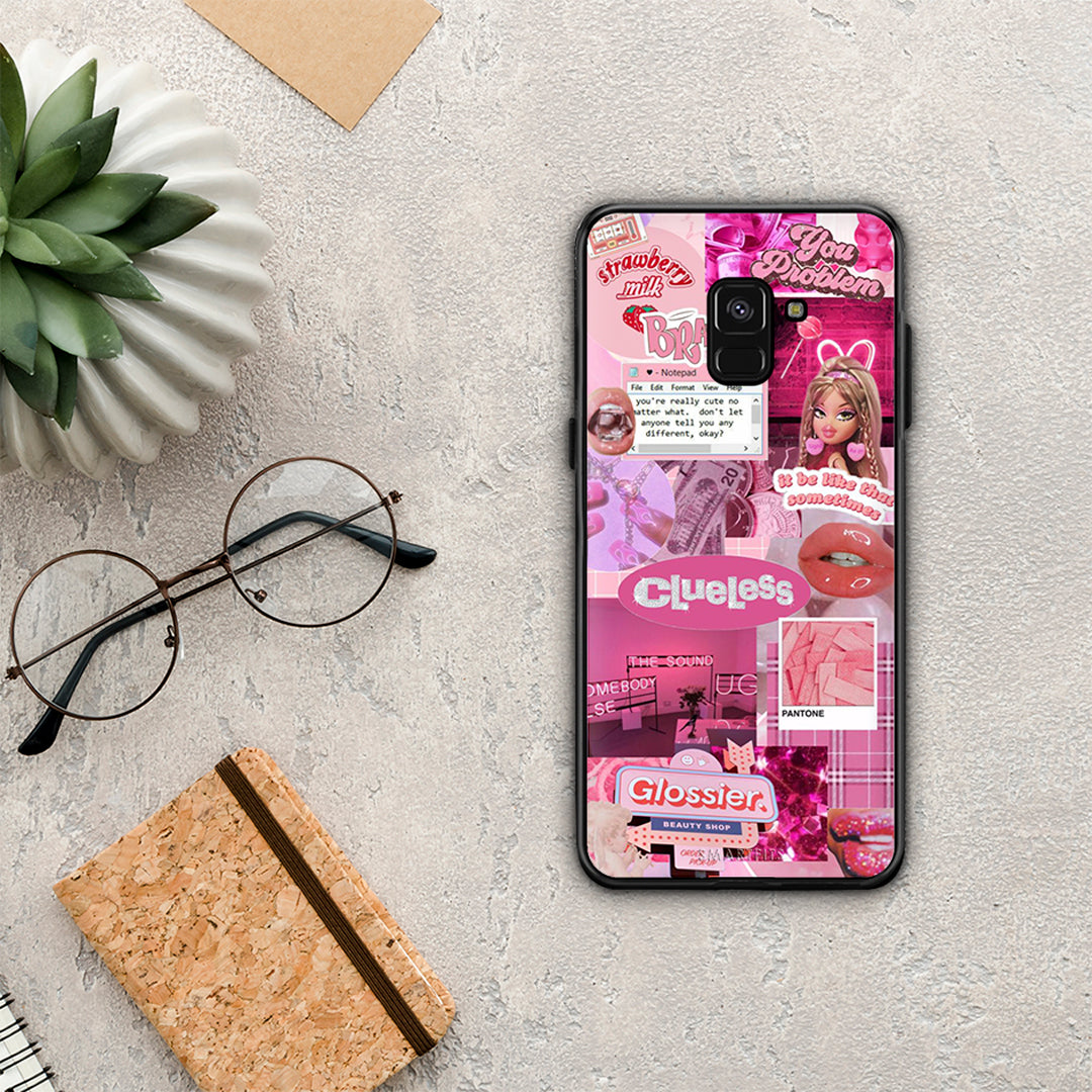 Pink Love - Samsung Galaxy A8 θήκη