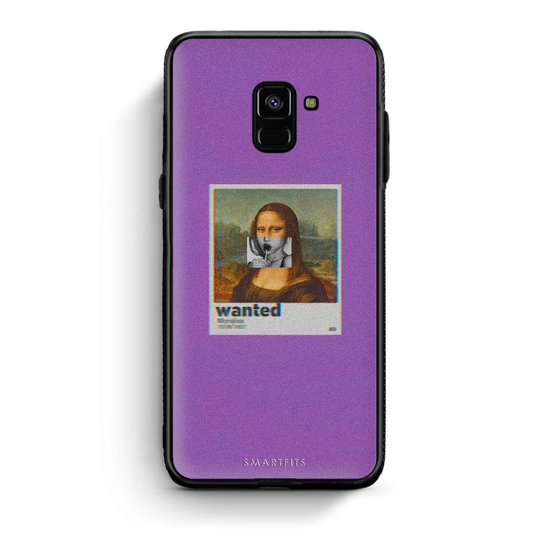 4 - Samsung A8 Monalisa Popart case, cover, bumper