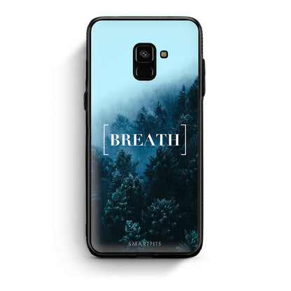 4 - Samsung A8 Breath Quote case, cover, bumper