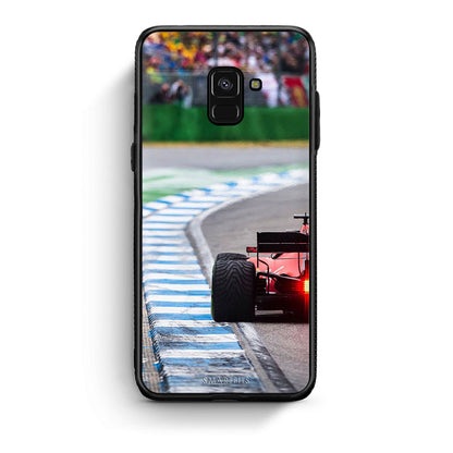 Samsung A8 Racing Vibes θήκη από τη Smartfits με σχέδιο στο πίσω μέρος και μαύρο περίβλημα | Smartphone case with colorful back and black bezels by Smartfits