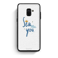 Thumbnail for Samsung A8 Sea You Θήκη από τη Smartfits με σχέδιο στο πίσω μέρος και μαύρο περίβλημα | Smartphone case with colorful back and black bezels by Smartfits