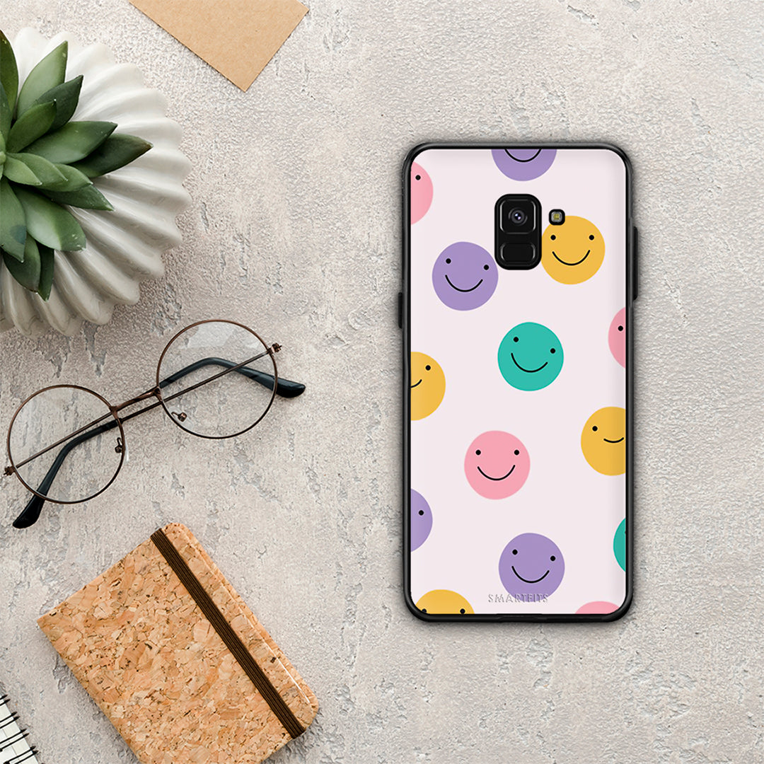Smiley Faces - Samsung Galaxy A8 θήκη